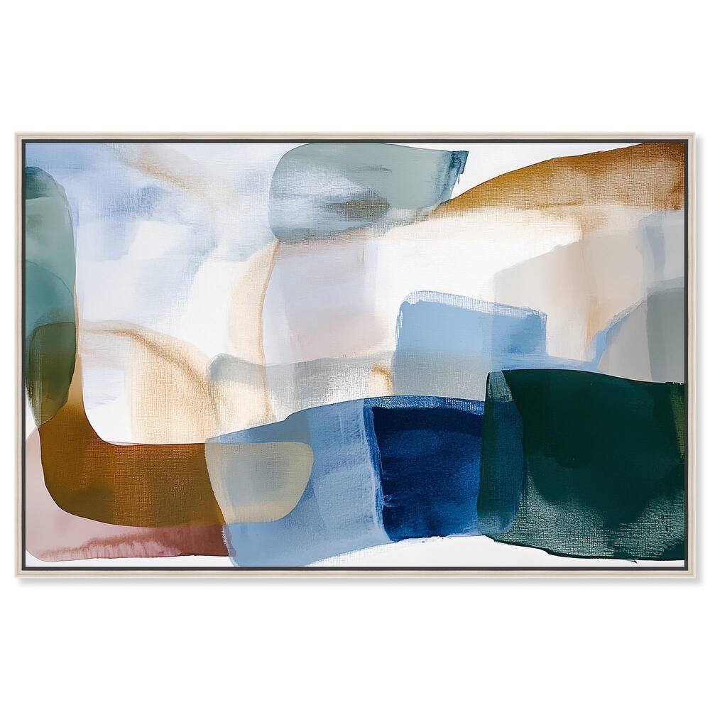 Contoured Calm I Canvas by Art Remedy