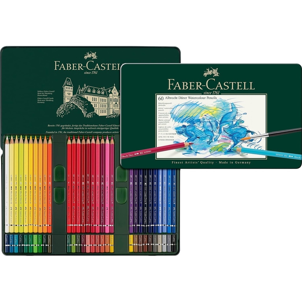 60-Piece Albrecht Durer Watercolor Pencil Tin - Multicolor