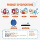 preview thumbnail 7 of 5, VEVOR 5 in 1 Kids Play Tent with Tunnel, Basketball Hoop for Boys, Girls, Red/Yellow/Blue - 5paragraphs