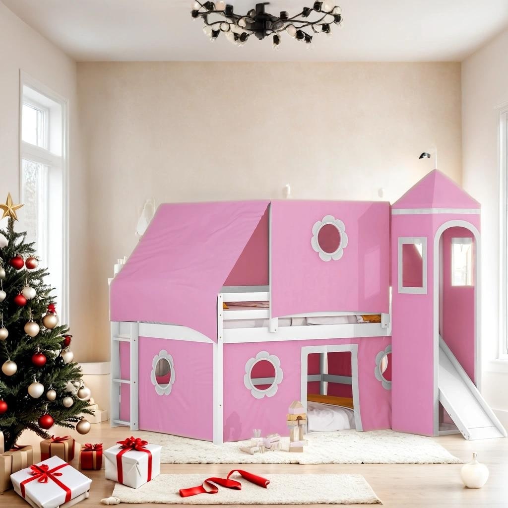 Impression Beautiful Playhouse Unique Design Full Size Loft Bed