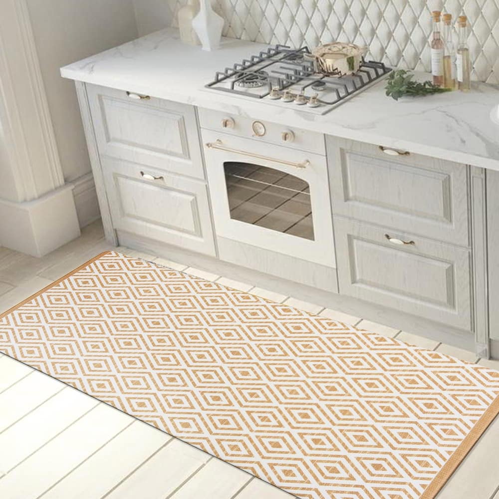 World Rug Gallery Geometric Anti-Fatigue Standing Mat