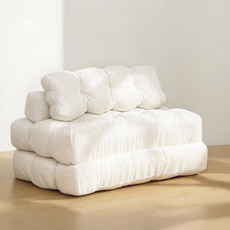 Convertible Sofa Bed, with Pillow - Beige