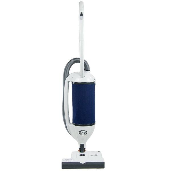 Shop Sebo 9855am Dart Upright Vacuum Arctic White Dark Blue Overstock 30076815