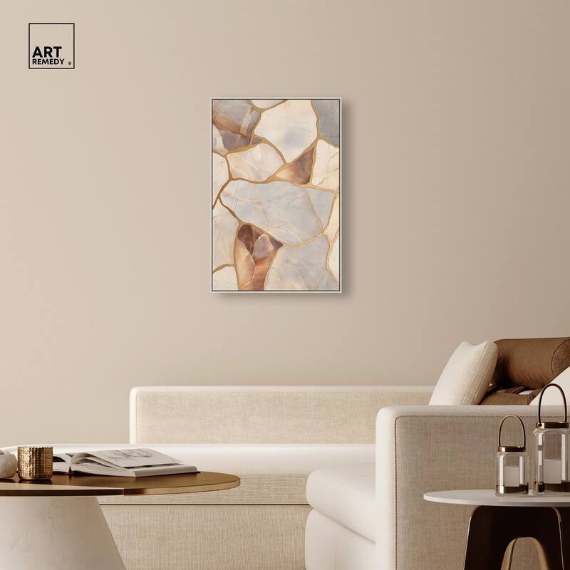 Textured Earthy Tones II Canvas by Art Remedy