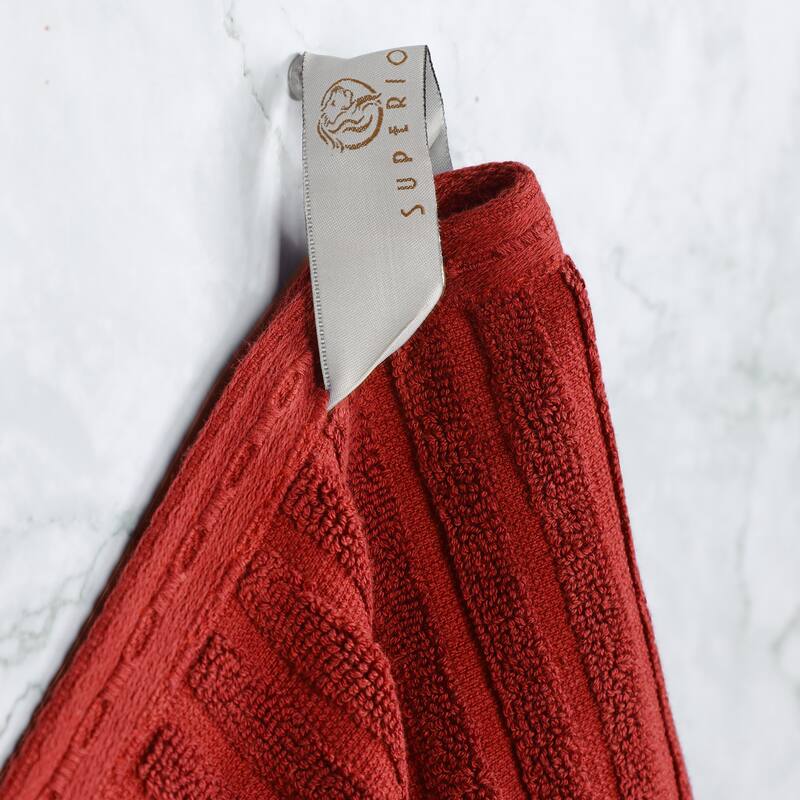Superior Ribbed Cotton Absorbent Heavyweight Bath Towel Set