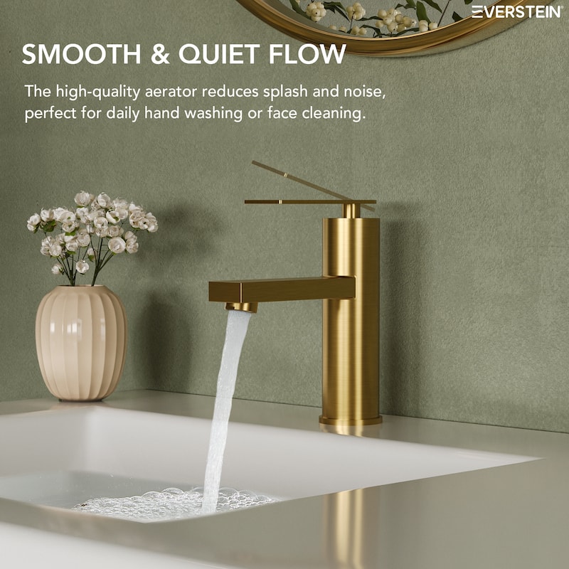 Single Lever Handle Bathroom Sink Faucet Single Hole Basin Faucet