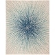 preview thumbnail 28 of 89, SAFAVIEH Evoke Juli Abstract Boho Burst Rug 10' x 14' - Royal/Ivory - Rectangle