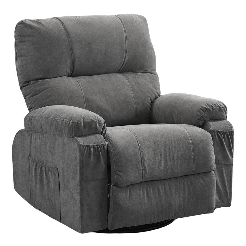 Recliner Chair,360 Degree Rotating Swing Single Sofa Chair, Equipped with Soft Cushion and Backrest, Comfortable Armchair