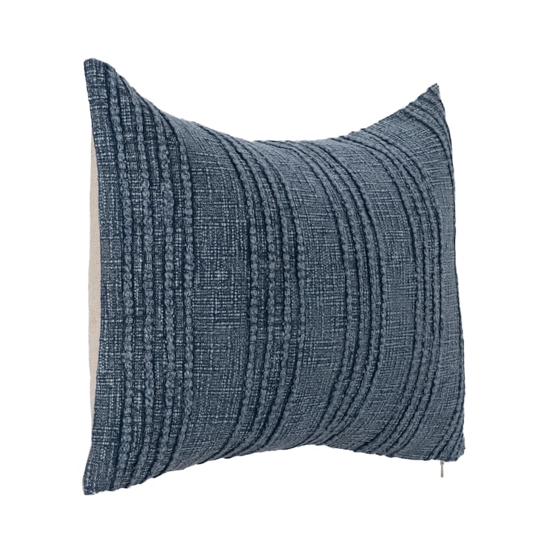 Villa by Classic Home Hannah 100% Cotton 22" Throw Pillow