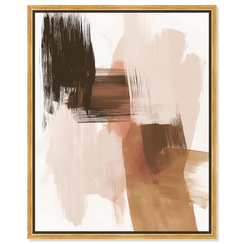 Mahogany Whispers Canvas by Art Remedy - 24" x 30" - Gold
