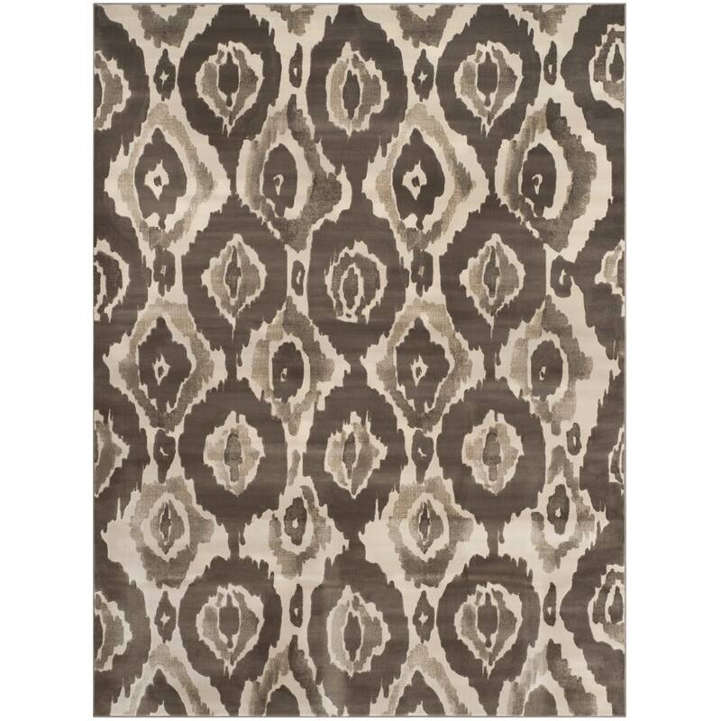 SAFAVIEH Porcello Luzie Modern Rug - 8'2" x 11' - Ivory/Dark Grey
