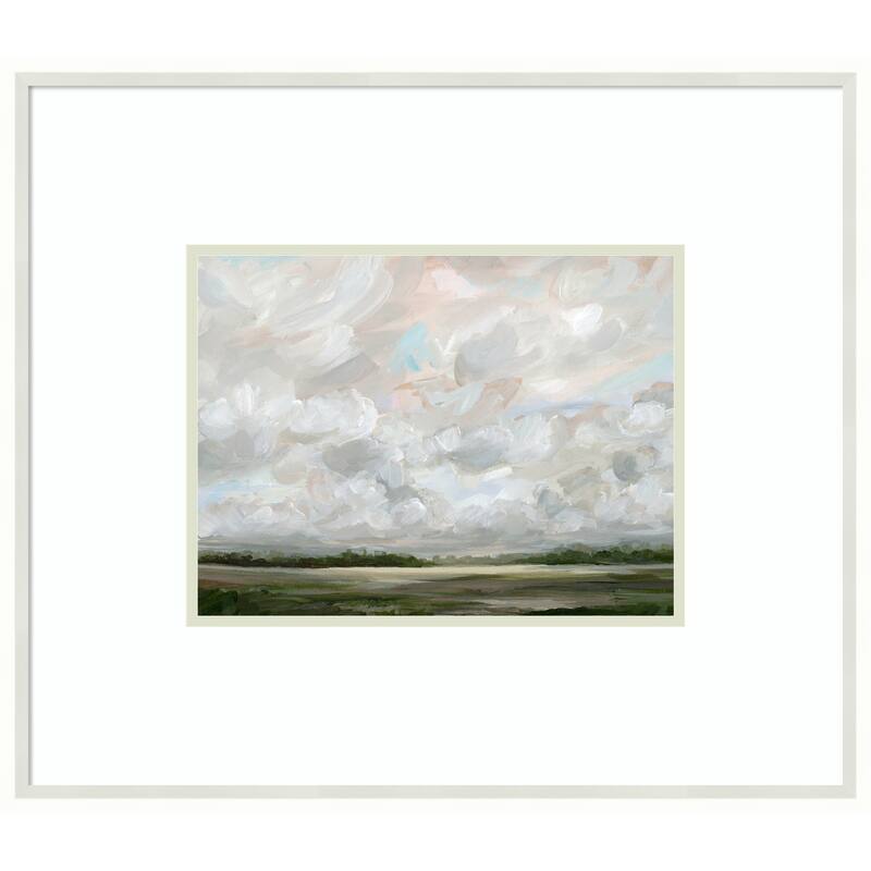Muted Prairie by Nicole Walsh Wood Framed Wall Art Print