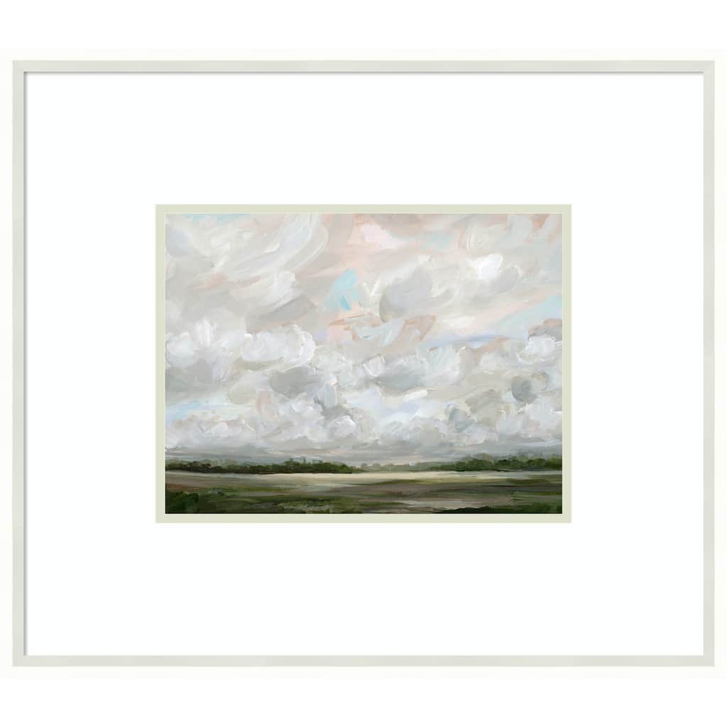 Muted Prairie by Nicole Walsh Wood Framed Wall Art Print