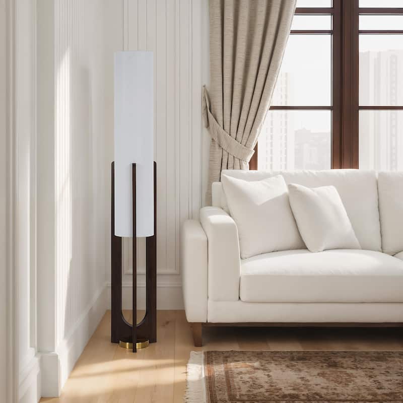 Everren Mael 63.13" Height Floor Lamps, Warm Gold