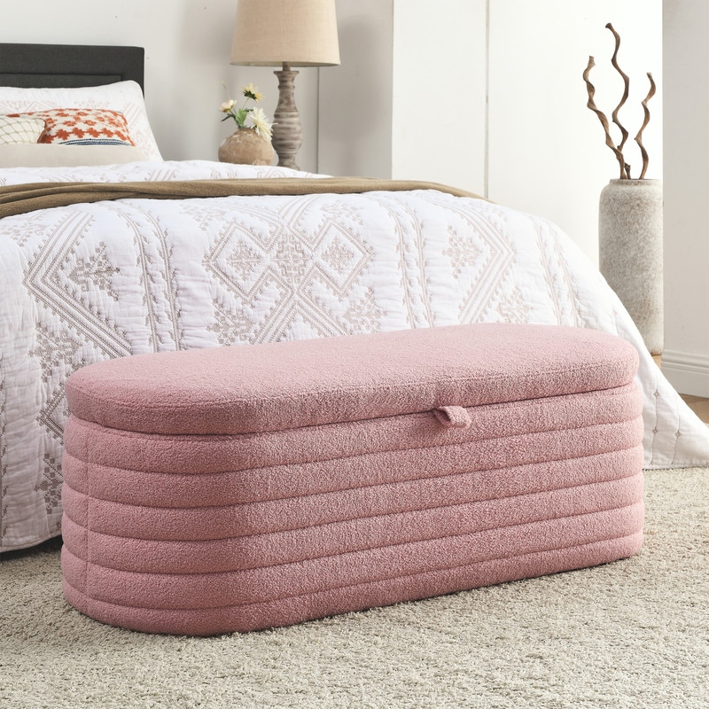 Pink bed end discount bench