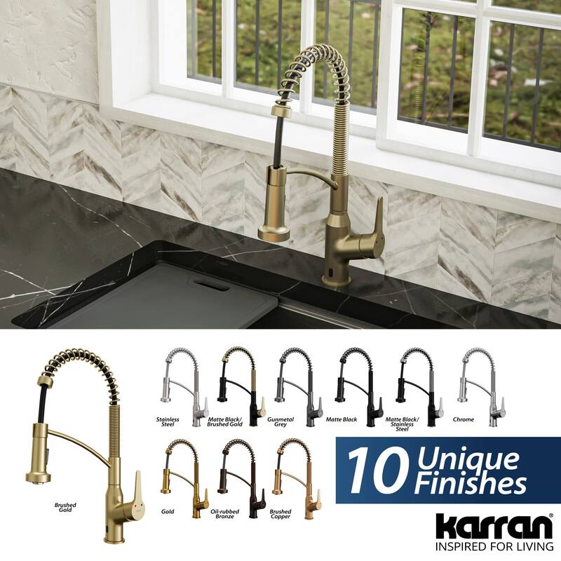 Karran Scottsdale Touchless Single-Handle Pull-Down Sprayer Kitchen Faucet