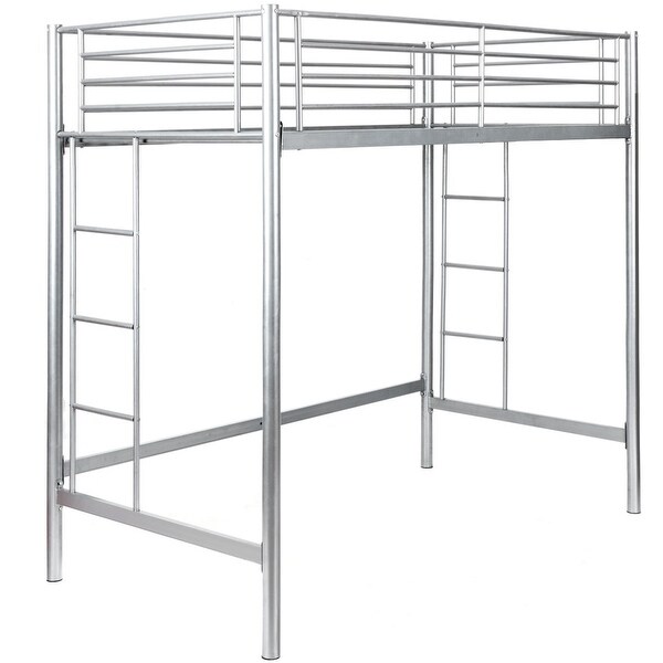 Twin Loft Bed Metal Bunk Ladder Beds for Bedroom Dorm