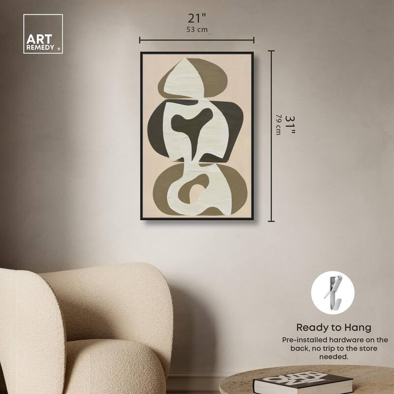 Shapes of Sage II Canvas by Art Remedy