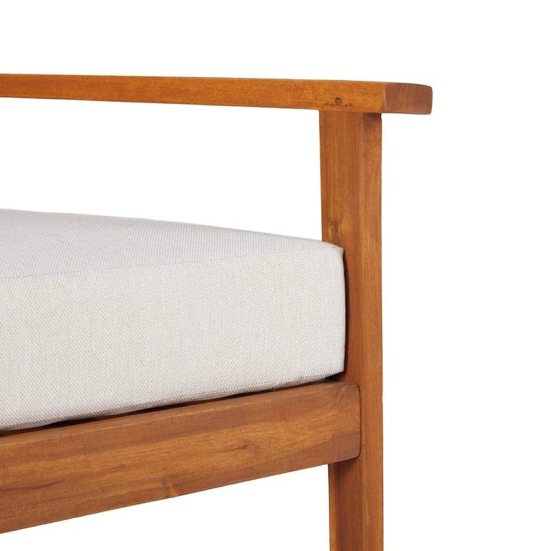 Middlebrook Slat-Back Solid Wood Patio Love Seat