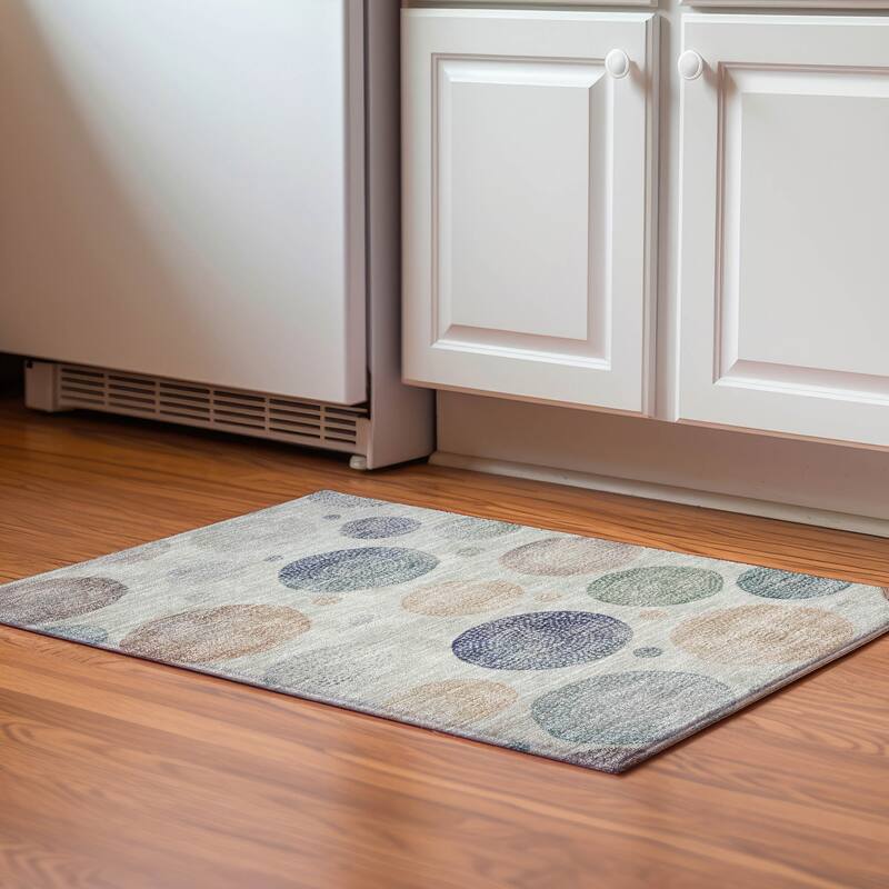 Premium Washable Super Soft Mayfield Rug - Beige - 1'8" x 2'6"