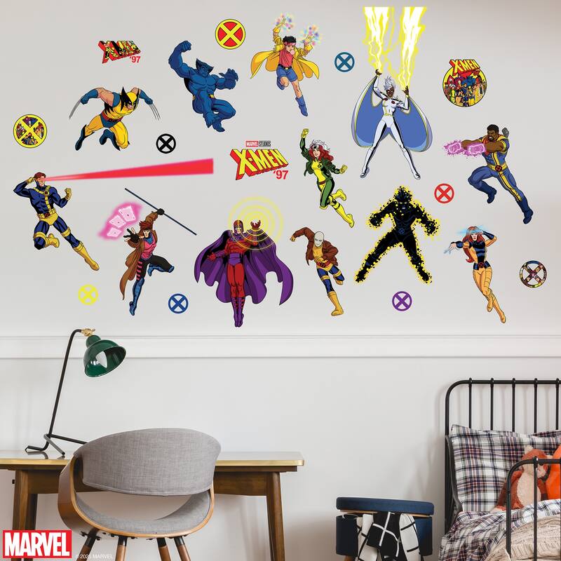 RoomMates Marvel's X-MEN '97 Characters Peel and Stick Wall Decals
