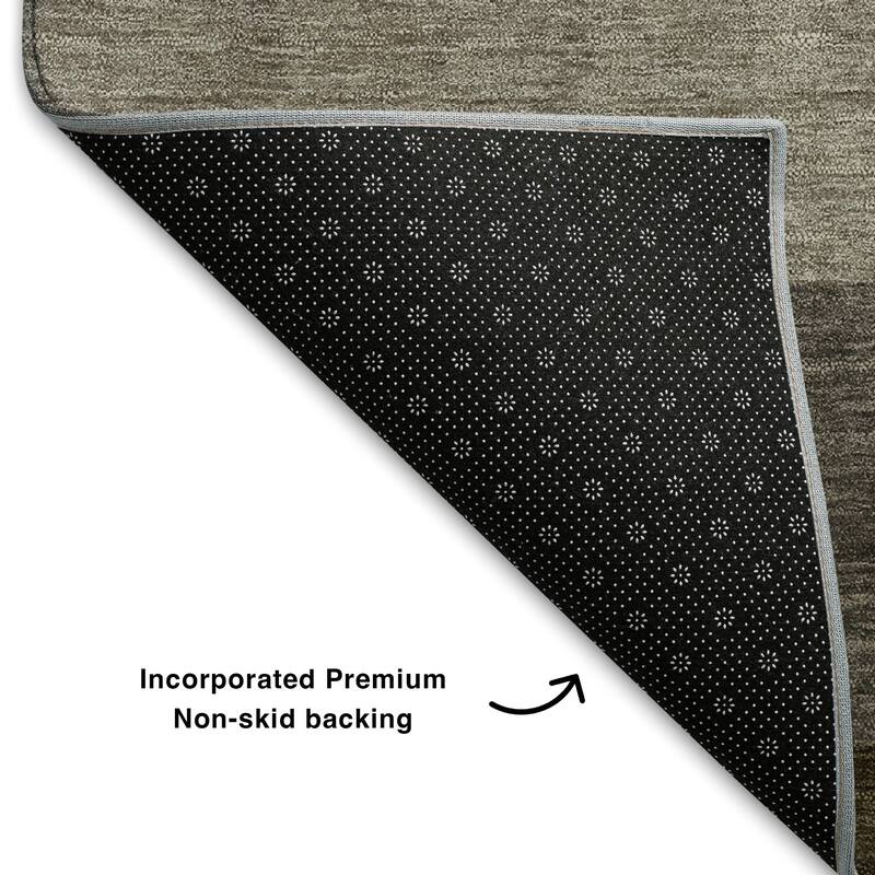 Premium Washable Super Soft Ombre Stripe Mayfield Rug