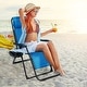 preview thumbnail 9 of 11, Costway Oversize Lounge Chair Patio Heavy Duty Folding Recliner - Single