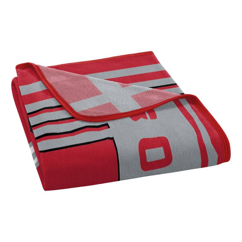 NCAA Ohio State Buckeyes 46" x 60" Microfiber Throw Blanket
