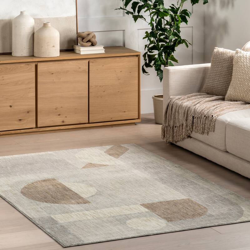 Nuloom Rhona Modern Geometric Recycled Area Rug