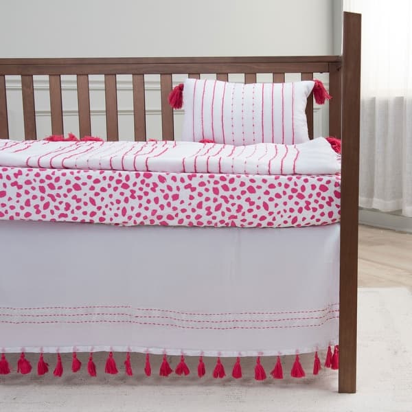 slide 2 of 18, Rizzy Home Rowan Embroidered Striped Crib Quilt - 38" X 50"