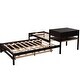 preview thumbnail 9 of 7, Full Size L-shaped Platform Beds with Drawers Linked with Built-in Rectangle Table and Twin Size Trundle.