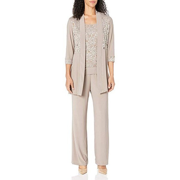 r&m richards women's lace pant set