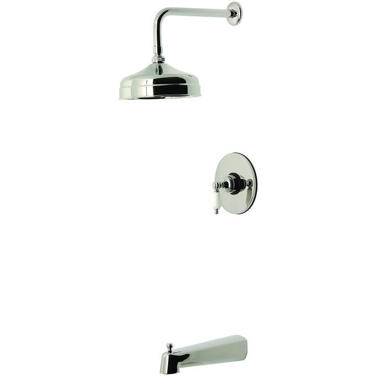 Kingston Brass KB633.PL Kingston Tub and Shower Trim Package with 1.8 - Polished Nickel