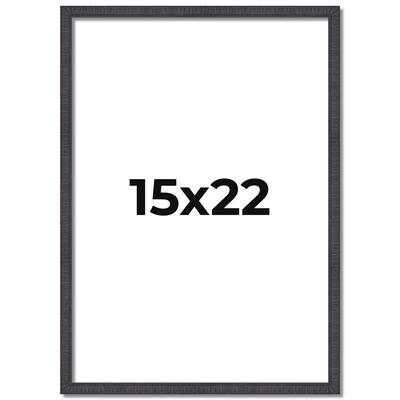 15x22 Frame Brown Solid Wood Picture Frame - Complete Modern Photo