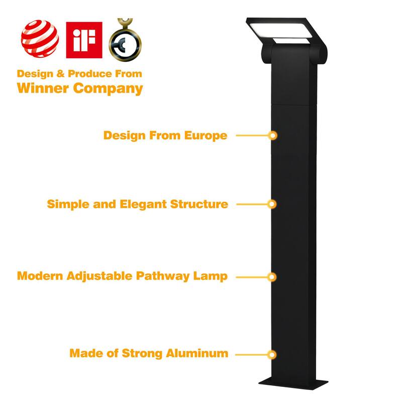 Outdoor Pathway Light LED Bollard Light Landscape Path Light (23.62in)