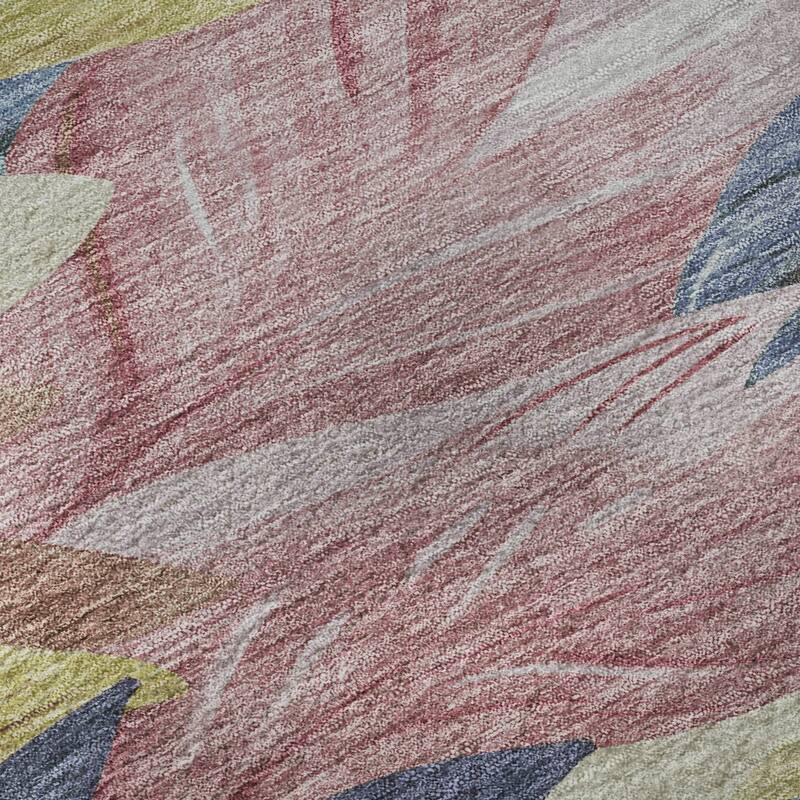 Premium Washable Super Soft Tropical Floral Mayfield Rug