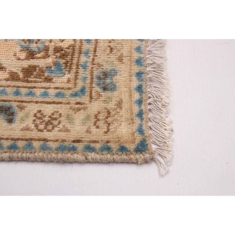 ECARPETGALLERY Hand-knotted Antalya Vintage Beige Wool Rug - 7'8 x 10'11