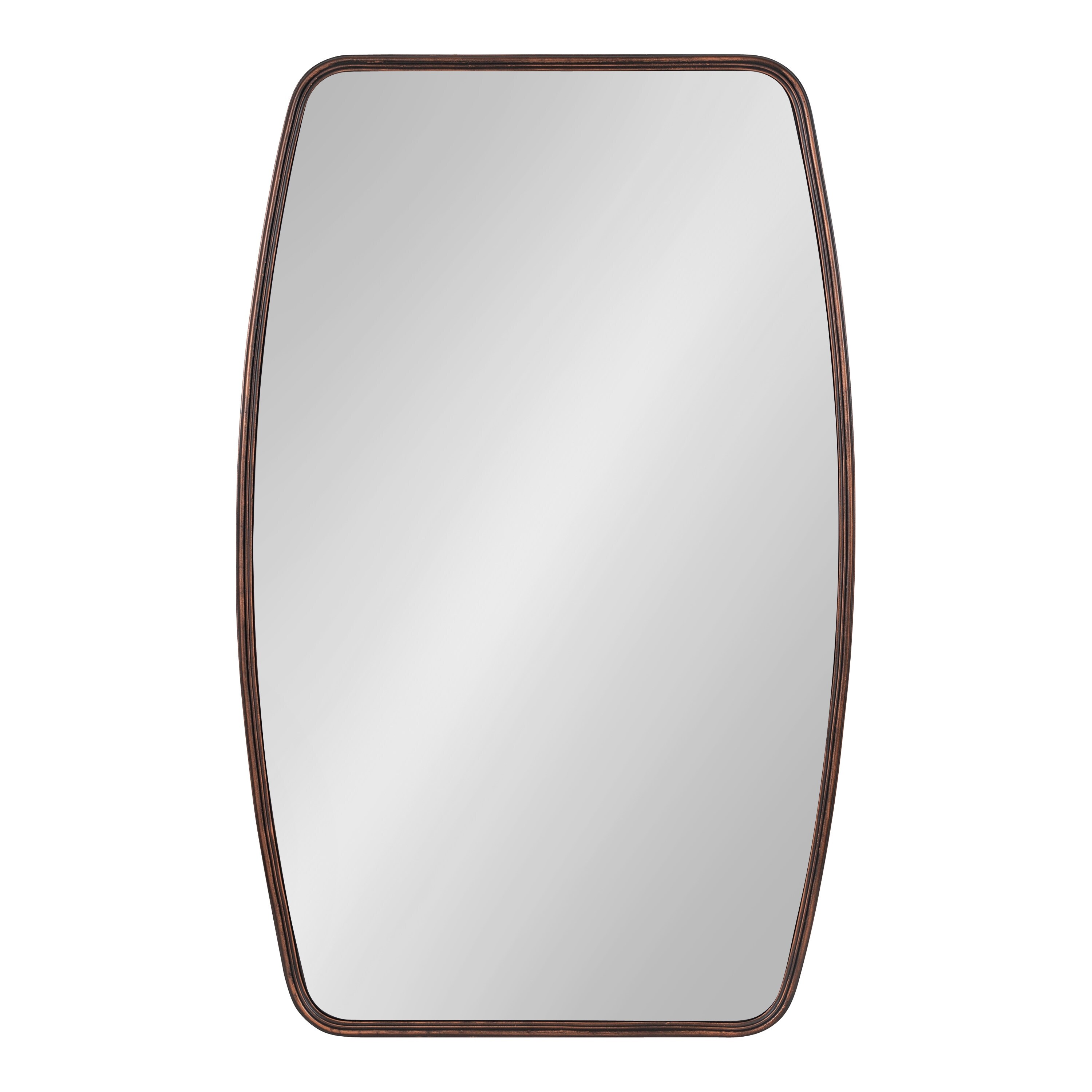 Kate and Laurel Caskill Modern Barrel Mirror, 18 x 48, Gold, Rounded  Rectan並行輸入品 oBrDNEQXgJ, 壁掛け鏡、ウォールミラー - lindelamm.se