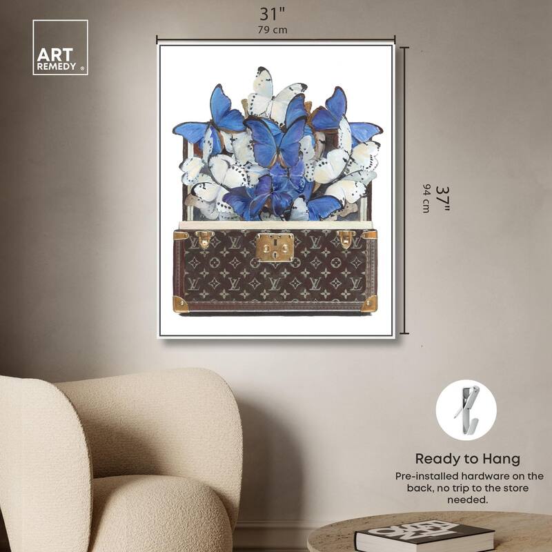 Luxurious Butterflies Canvas by Art Remedy