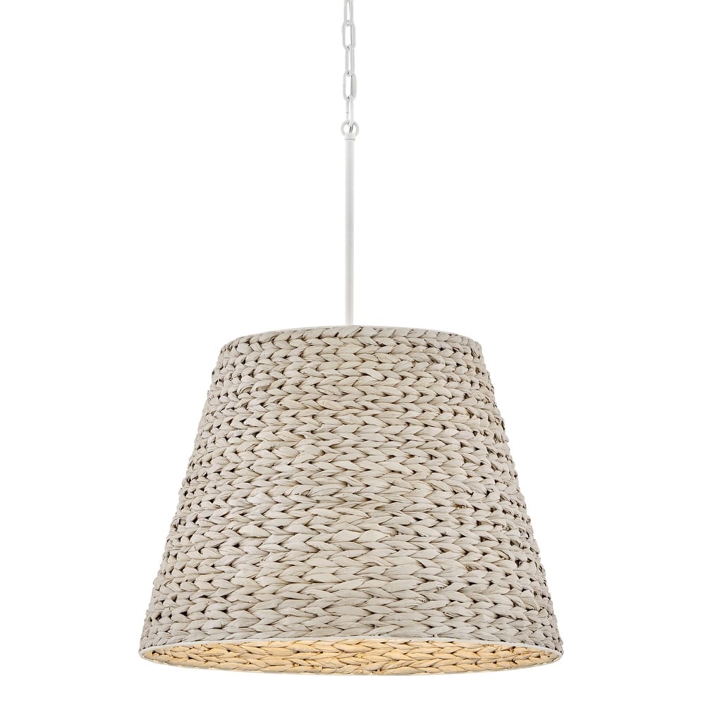 Hinkley Lighting 43224 Seabrook 24" Wide Pendant with Woven Seagrass