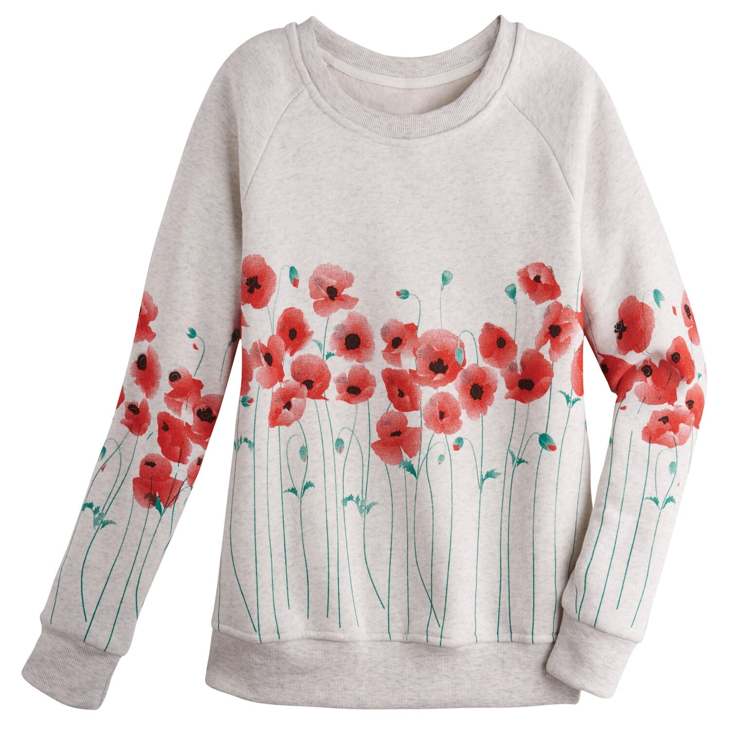 floral sweatshirt womens