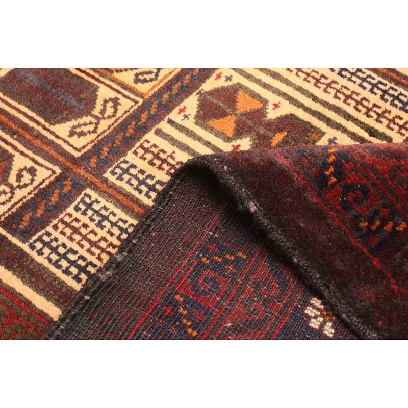 ECARPETGALLERY Hand-knotted Teimani Beige Wool Rug - 2'11 x 4'3