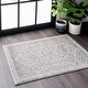 preview thumbnail 10 of 21, Nuloom Light Grey Aztec Print Area Rug 2' x 3' - Light Grey