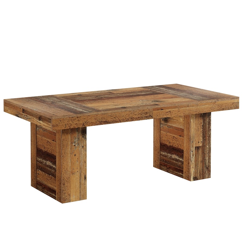 63'' Industrial Farmhouse Kitchen Dining Table with Heavy-Duty Legs