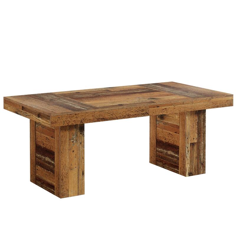 63'' Large Kitchen Table, Rectangle Dining Table for Dining Room, Family Meals, Banquets & Dinner Parties