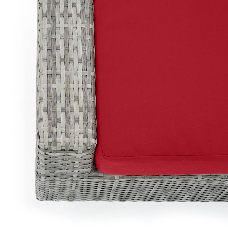 Cannes 5 Piece Sunbrella Outdoor Patio Love & Club Seating Set
