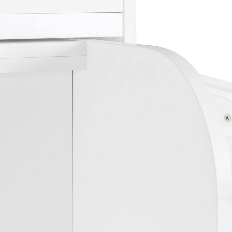 GDF Studio - Zigg Modern Murphy Bed with Built-In Desk, Space-Saving Foldable Wall Bed for Small Rooms