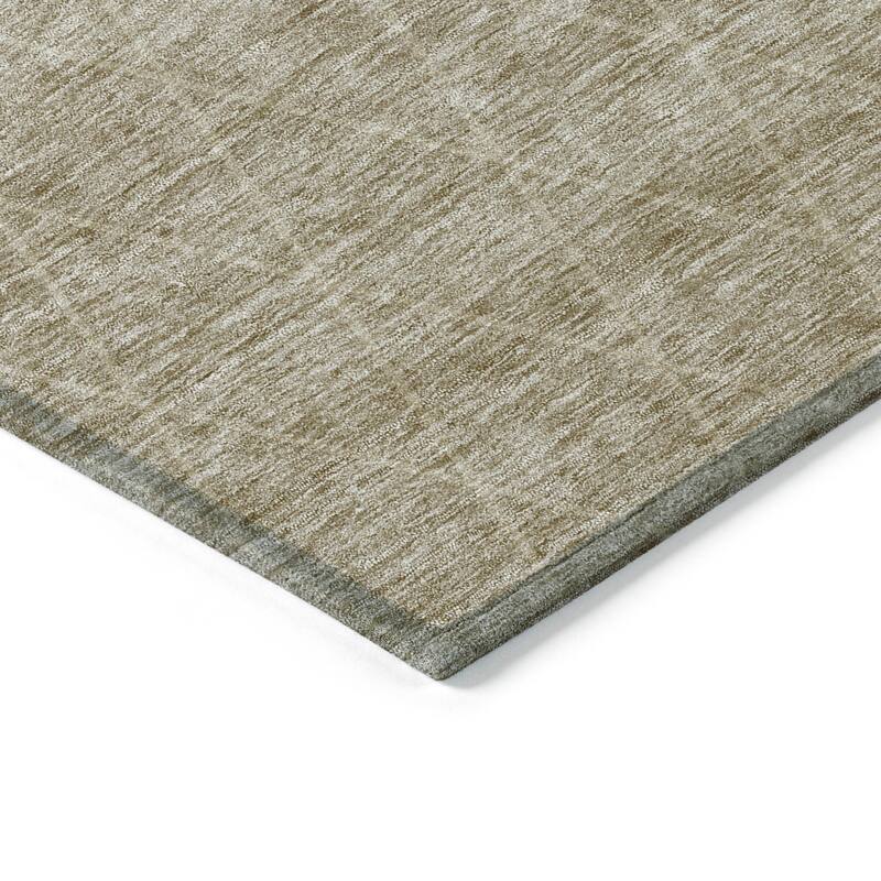 Machine Washable Indoor/ Outdoor Ombre Trellis Chantille Rug
