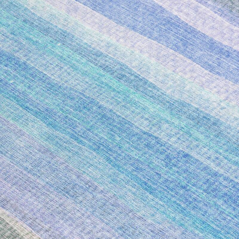 HomeRoots Striped Transitional Rectangle Outdoor Rug
