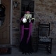 preview thumbnail 1 of 12, Haunted Hill Farm 6-Ft. Tall Motion-Activated Fortune Teller Witch, Premium Talking Halloween Animatronic, Plug-In